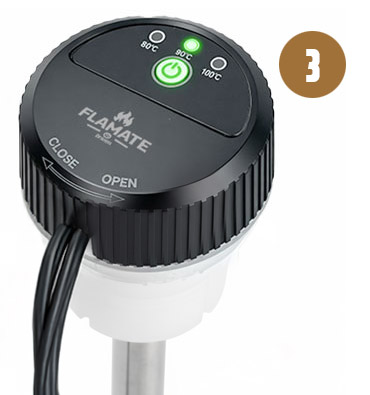 Choose the temperature